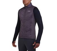 TCA Chaleco Excel Runner acolchado y ligero para Caminata y Senderismo con Bolsillos con Cremallera para Hombre - Morado, M