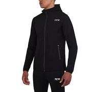 TCA Chubasquero Running ligero e Impermeable Para Hombre Con Bolsillos - Negro, XXL