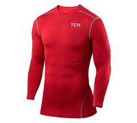 TCA Hombre ProPerformance Camiseta Compresión Termica - Manga Larga - Rojo (Vieja), M