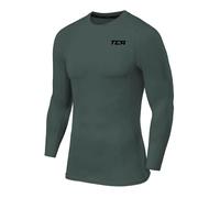 TCA Hombre ProPerformance Camiseta Compresión Termica - Manga Larga - Verde