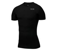 TCA Hyperfusion - Hombre Función Camisa/Camiseta de compresión con Manga Corta - Negro, M