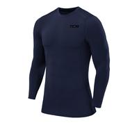 TCA Niño ProPerformance Camiseta Compresión Termica - Manga Larga - Azul Oscuro, 6-8 años