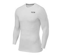 TCA Niño ProPerformance Camiseta Compresión Termica - Manga Larga - Blanco, 12-14 años