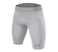 TCA Niños Pantalones Cortos Térmicos Pro Performance Compression Base Layer - Gris, 12-14 años