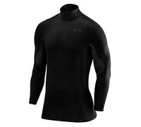 TCA Niños SuperThermal Top Interior Térmico Da Manga Larga Compression Base Layer Cuello Alto - Negro/Negro, 12-14 Años