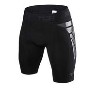 TCA Pantalones Cortos CarbonForce Pro de Compresión para Hombre - Negro, XXL