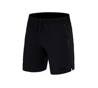 TCA Pantalones Cortos Elite Tech para Correr o Gimnasio con Bolsillos de Cremallera para Hombre - Negro, XL