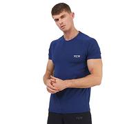 TCA Stamina, Camiseta de Gimnasio Ligera, Camiseta para Correr Dry Fit para Hombres - Tops de Gimnasio para Hombres - Azul (Vieja), M