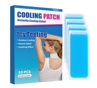 TCANG Parches de refrigeración desechables para actividades al aire libre, sábanas refrescantes para dolor muscular, bolsas de hielo instantáneas para lesiones, molestias, dolor de cabeza, paquete de