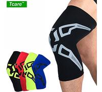 Tcare - 1 par de rodilleras de compresión para artritis, correr, ciclismo, baloncesto, deportes, alivio del dolor en las articulaciones, recuperación de lesiones