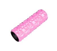 Tcare 1 Unids 33 cm EVA Columna de Yoga Lobo Hueco En Forma de EVA Espuma Eje Equilibrio Barra Pilates Yoga Columna Deportes Diamante Yoga Masaje Stick (Rosado)