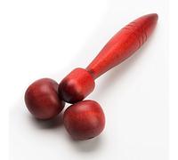 Tcare - Massager del rodillo de la cara de madera 360 de la rotación de la forma completa del cuerpo hace frente a las herramientas del masaje delgadas Lifting Wrinkle Remover (Rojo)