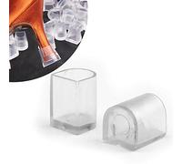 Tcare - Protector de tacón alto de cristal transparente 2Pair y tapones de repuesto para reparación en el talón Adecuado para la mayoría de zapatos y puntas de tacón