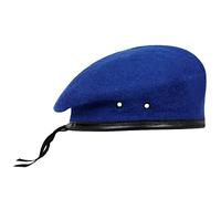 tcax Boinas Hombre Boina Militar De Las Fuerzas Especiales, Sombrero Plano, Sombrero Militar para Mujer, Boina Transpirable para Exteriores, Sombrero De Camionero, Gorra, Azul, Talla Única