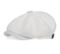 tcax Boinas Hombre Hombres Casual Newsboy Sombrero Primavera Verano Delgado Retro Boina Sombrero Salvaje Casual Sombreros Unisex Octagonal Gorra Hip Hop Gorras Gorras,Blanco,54-59Cm