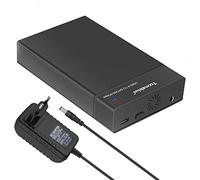Tccmebius TCC-S863-DE USB 3.0 Externo Recinto del Disco Duro Caso, para 2.5 3.5 Pulgadas SATA HDD y SSD, Apoyo de 20TB, Protocolo UASP, Instalación Simple, con Adaptadores de Alimentación 12V3A