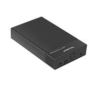 tccmebius tcc-s863 USB 3.0 A SATA Disco Duro Externo Caja para 2,5/3,5 Pulgadas SATA I/II/III HDD y SSD (máximo Apoyo 8 TB), Soporte UASP, instalación sin Herramientas