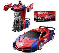 Tccydm Coche Teledirigido Robot Spider,Coche Teledirigido Transform Spider,2,4GHz Spide-r Transformar RC Carro Radiocontrol Remote Car,2 en 1 Radiocontrol Transformar RC Cars,Coches Juguetes Spide-r.