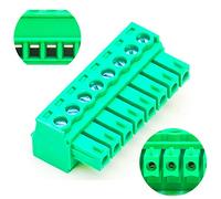Tcenofoxy - Conector Phoenix de 3,5 mm, 2/3/4/5/6/7/8/9/10/11/12/13/14/15/16/18/20/24 pines Phoenix, conector PCB de bloque de terminales de tornillo (4 unidades, 3,5 m, 8 pines)