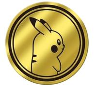 TCG Moneda PIKACHU [oro] Gran diámetro de 52 mm