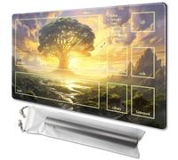 TCGMAT MTG Playmat - Alfombrilla de juego antideslizante, ideal para entusiastas de juegos de cartas TCG (Dawn of Hope-Deck)