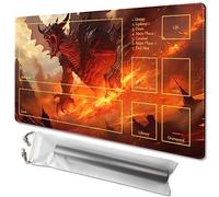 TCGMAT MTG Playmat - Impresión de respaldo antideslizante, ideal para entusiastas de juegos de cartas TCG, Purify Land (MTG2-Llegada del Drago-Deck)