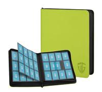 TCGUARD 12 compartimentos para tarjetas coleccionables, álbum con cremallera, encuadernación para 720 tarjetas, carpeta de álbumes de recortes, bolsillos laterales seguros, compatible con YuGiOh, MTG,