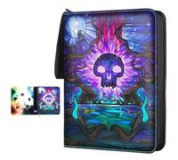TCGUARD Álbum de cartas coleccionables para MTG, para 900 cartas, carpetas MTG para tarjetas estándar, álbum de recortes para YGO/PTCG para niños, color morado