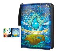 TCGUARD Álbum de cartas coleccionables para MTG, para 900 tarjetas, carpetas MTG para tarjetas estándar, álbum de recortes para tarjetas YGO/PTCG para niños, color azul