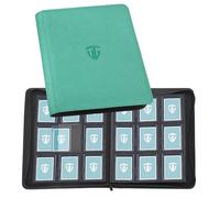 TCGUARD Álbum de tarjetas coleccionables para 216 tarjetas, 9 compartimentos, con fundas para tarjetas rígidas de 3 x 4 pulgadas, encuadernación para TCG, tarjetas MTG, álbumes de recortes de tarjetas