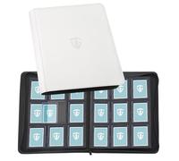 TCGUARD Álbum de tarjetas coleccionables para 216 tarjetas, 9 compartimentos, con fundas para tarjetas rígidas de 3 x 4 pulgadas, encuadernación para TCG, tarjetas MTG, álbumes de recortes de tarjetas