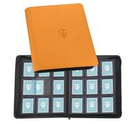 TCGUARD Álbum de tarjetas coleccionables para 216 tarjetas, 9 compartimentos, con fundas para tarjetas rígidas de 3 x 4 pulgadas, encuadernación para TCG, tarjetas MTG, álbumes de recortes de tarjetas