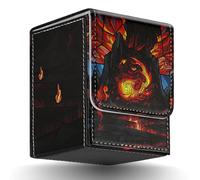 TCGUARD Caja de almacenamiento TCG para tarjetas MTG, caja de almacenamiento para tarjetas Magic The Gathering, para más de 100 tarjetas empaquetadas individualmente, con juegos de cartas