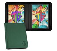 TCGUARD Carpeta para 24 libros de cómics con fundas para cómics actuales y Silver Age, color verde