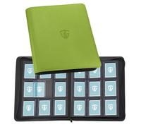 TCGUARD Toploader Álbum de tarjetas coleccionables para 216 sobrecargadores, 9 compartimentos con fundas para tarjetas rígidas de 3 x 4 pulgadas, encuadernación para TCG, tarjetas MTG, álbumes de