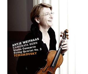 Tchaikovski : Concerto pour violon - Quatuor à cordes n° 3. Camerata Bern, Weithaas.