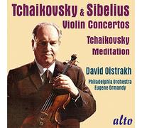 Tchaikovski, Sibelius : Concertos pour violon. Oistrakh, Yampolsky, Ormandy.