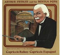 Tchaikovsky: Capriccio Italien & Rimsky-Korsakov: Capriccio Espagnol / Arthur Fiedler Conducting The Boston Pops [Vinyl LP] [Stereo] [Direct To Disc] [Cutout]