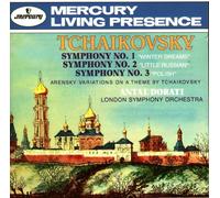 Tchaïkovsky : Symphonies n° 1 - Rêve d'Hiver / n° 2 - Petite Russienne / n° 3 - Polonaise