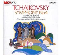 Tchaikovsky: Symphony No. 4 / Marche Slave - London Symphony Orchestra / Gennadi Rozhdestvensky