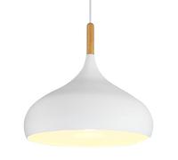 TCHAUSGZOZ Lámpara Industrial Ajustable: De Aluminio Vintage Para Cocina, Comedor, Sala Estar Y Dormitorio(White,30cm)
