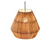 TCHAUSGZOZ Lámpara Rústica De Cuerda Cáñamo - Araña Japonesa Grande Para El Hogar Bohemio, Techo 15,7 Pulgadas Para Sala Estar, Dormitorio, Cocina Y Restaurante(Light color)