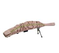 TCHAWk Funda para Rifle Suave al Aire Libre, Bolsa de Arma con Acceso Rápido, Protección a Prueba de Polvo y Agua, Poliéster Marrón 133x10cm