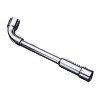 TCHETGIGZC Llave de codo for perforación tuberías tipo L 6/7/8/9/10/11/12/13 mm, llave doble cabeza for casquillo hexagonal exterior, for extraer tornillos y fijar tuercas(15mm)