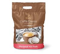 Tchibo Pack de cápsulas de café Maxipack, Caffè Crema con cuerpo, 100 unidades - 1 x 100 almohadillas (café, equilibrado y completo), sostenible, adecuado para máquinas Senseo