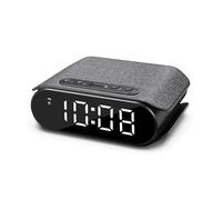 tchnoline WT450 Reloj Despertador Digital Moderno con luz Nocturna BZW iluminación indirecta, luz de Ambiente, Ajustables, Modos de Cambio de Color, Salida USB 5 V/1 A,