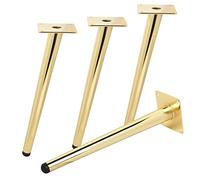 Tchosuz - Patas de metal para muebles de 8 pulgadas, patas cónicas resistentes para sofá, patas de sofá con tornillos, patas de repuesto de muebles modernos para armario, mesita de noche, soporte de