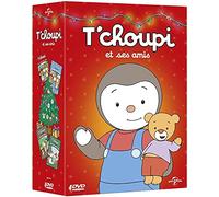 T'choupi et ses amis (interactif) - Coffret : Le cache-cache géant + La cabane des copains + T'choupi et ses amis font du poney + Le plus beau sapin de Noël [Francia] [DVD]