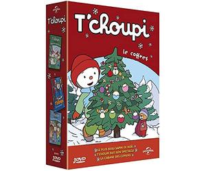 T'choupi - Le coffret - Le plus beau sapin de Noël + T'choupi fait son spectacle + La cabane des copains [Francia] [DVD]