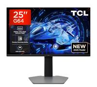 Monitor Gaming TCL 25G64 24.5'/ Full HD/ 1ms/ 300Hz/ IPS/ Regulable en altura/ Negro